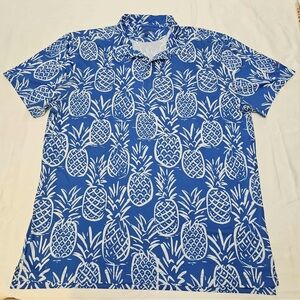 Chubbies Pineapple Print Polo Size XL